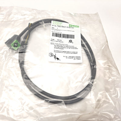 New Lot of 2 Murr 7000-94031-6160100 MSUD Valve Plug Form CI 9 24 VAC/DC 4 A 3 Wire