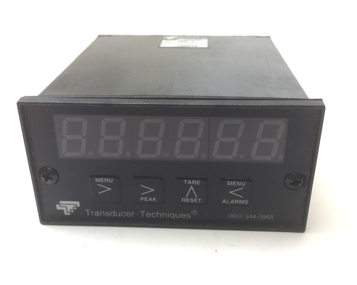 Used Transducer Techniques DPM-3 Digital Panel Meter, 6-Digit, 85-264VAC & 90-300VDC
