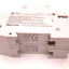 Used Altech 2GU05 Manual Motor Controller, 0.5 Amps, 277v AC, 2 Poles, Din Rail Mount