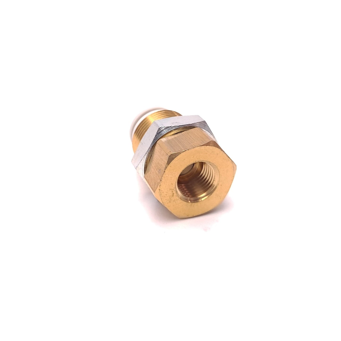 New Lot of 6 SMC KQ2E08-01 Fitting Bulkhead Connector R 1/8 RC 1/8" 8 mm Tube O.D