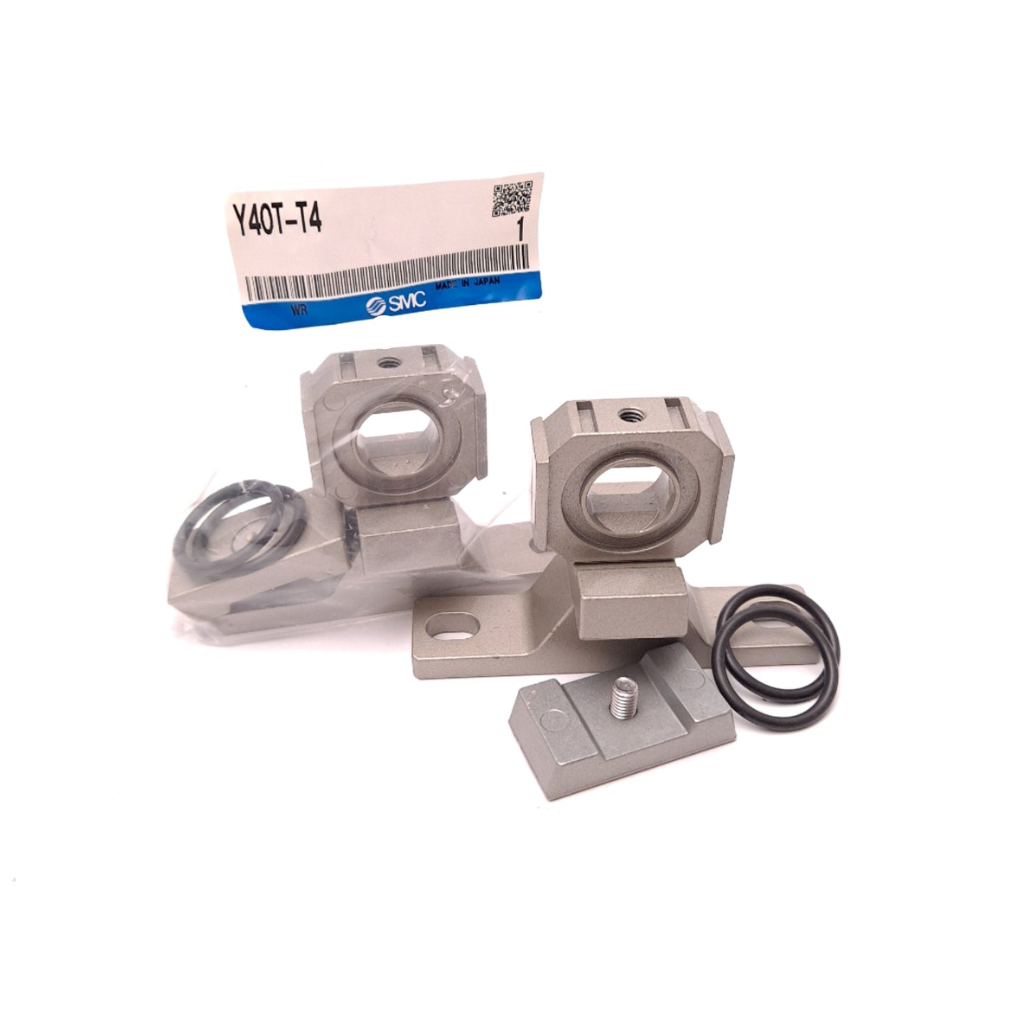 New – Open box Lot of 2 SMC Y40T-T4 Coupler T-Type 80mm Hole Spacing Applicable Mod AC41*-X2217