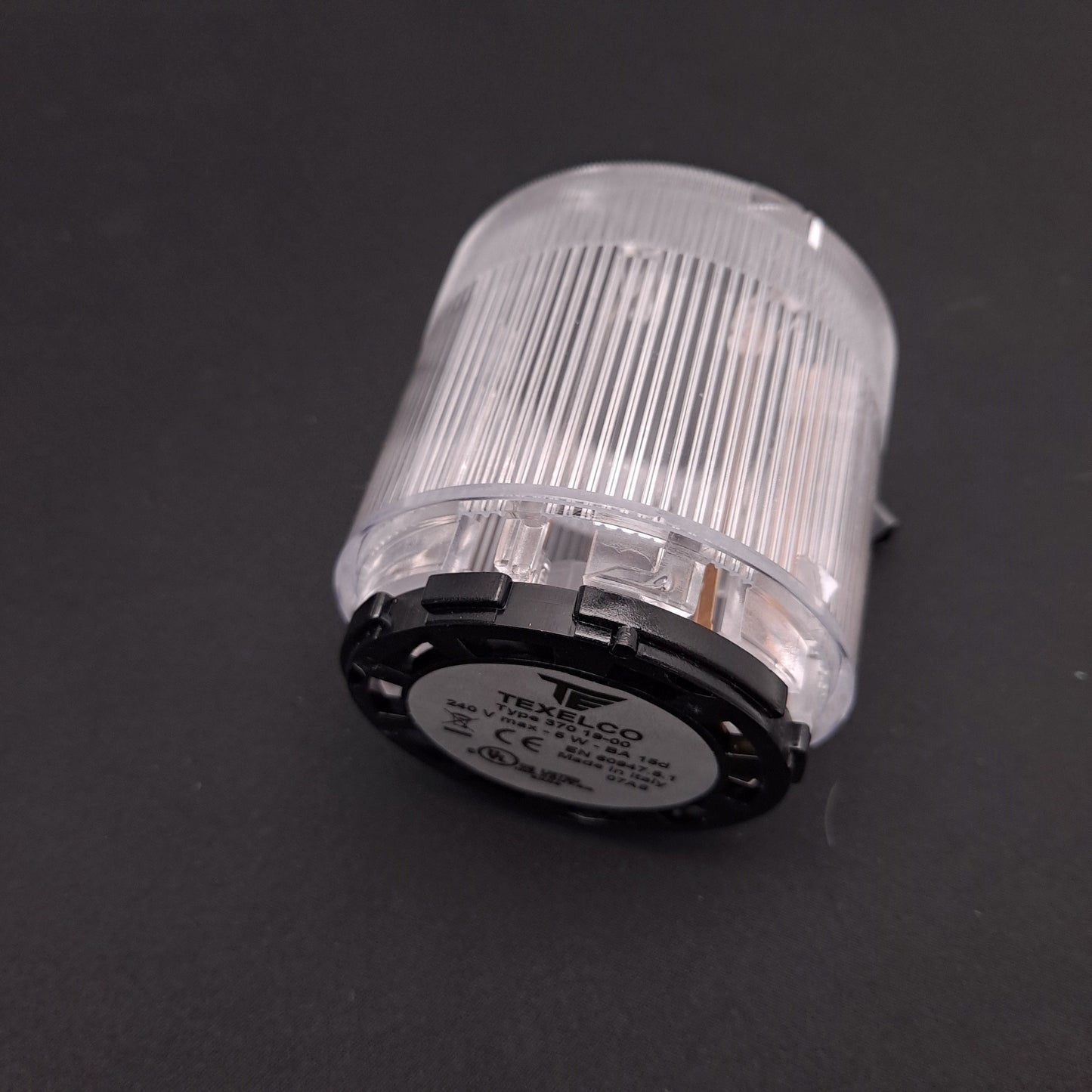 New Texelco Type 370 19-00 Clear Stack Light Module 240 VAC 5 W