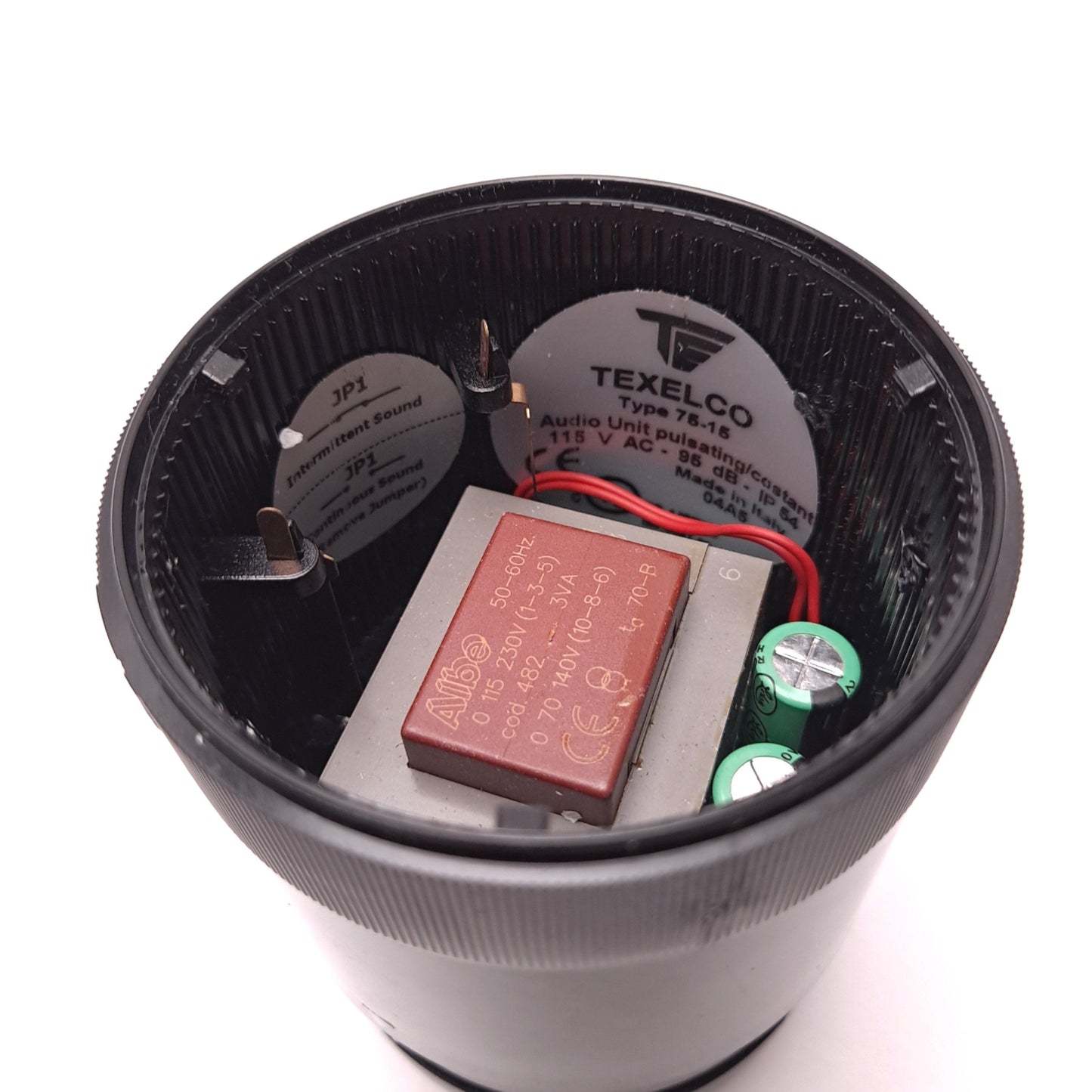 New Texelco 370 75-15 Light Tower Audio Siren Alarm Unit 115 VAC 95 DB 25 mA