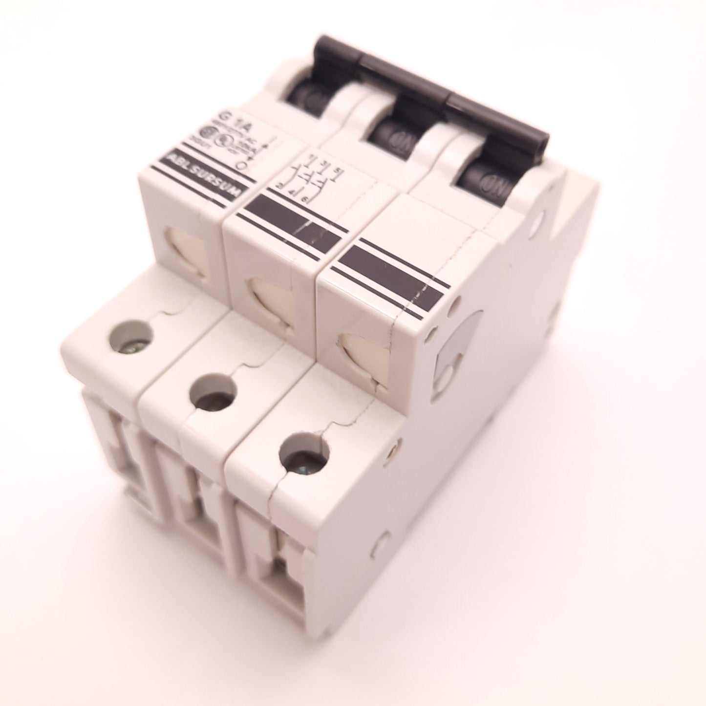 New – Open box Altech Corp 3GU1 Circuit Breaker, 1 Amp, 480Y/277v AC, 3 Pole, G-Curve
