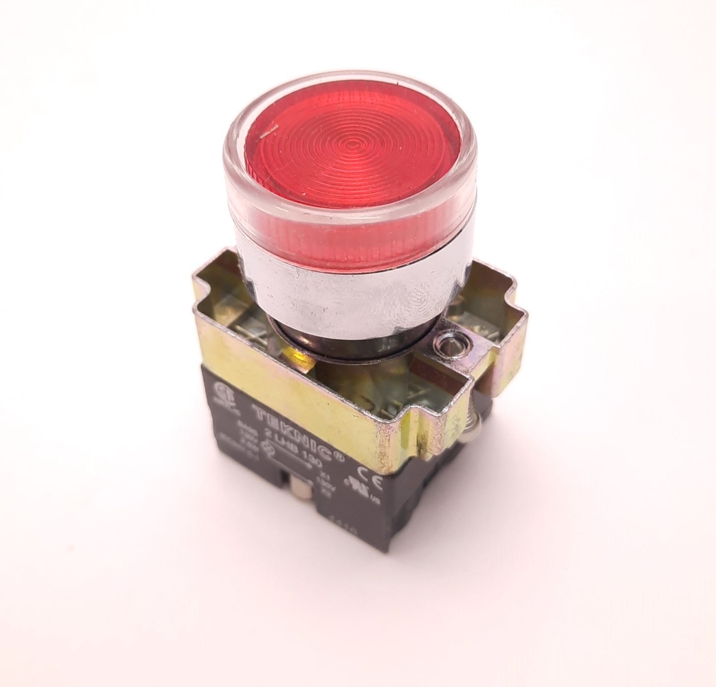 New – Open box Lot of 2 Altech Corp 2ALF4LB-110 Push-Button/Panel Mount, 10Amps, 110v Red