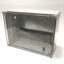 Used Hoffman Q403018ABICC Non-Metallic Enclosure, Clear Cover, Type 4, 400x300x186mm