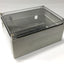 Used Hoffman Q403018ABICC Non-Metallic Enclosure, Clear Cover, Type 4, 400x300x186mm