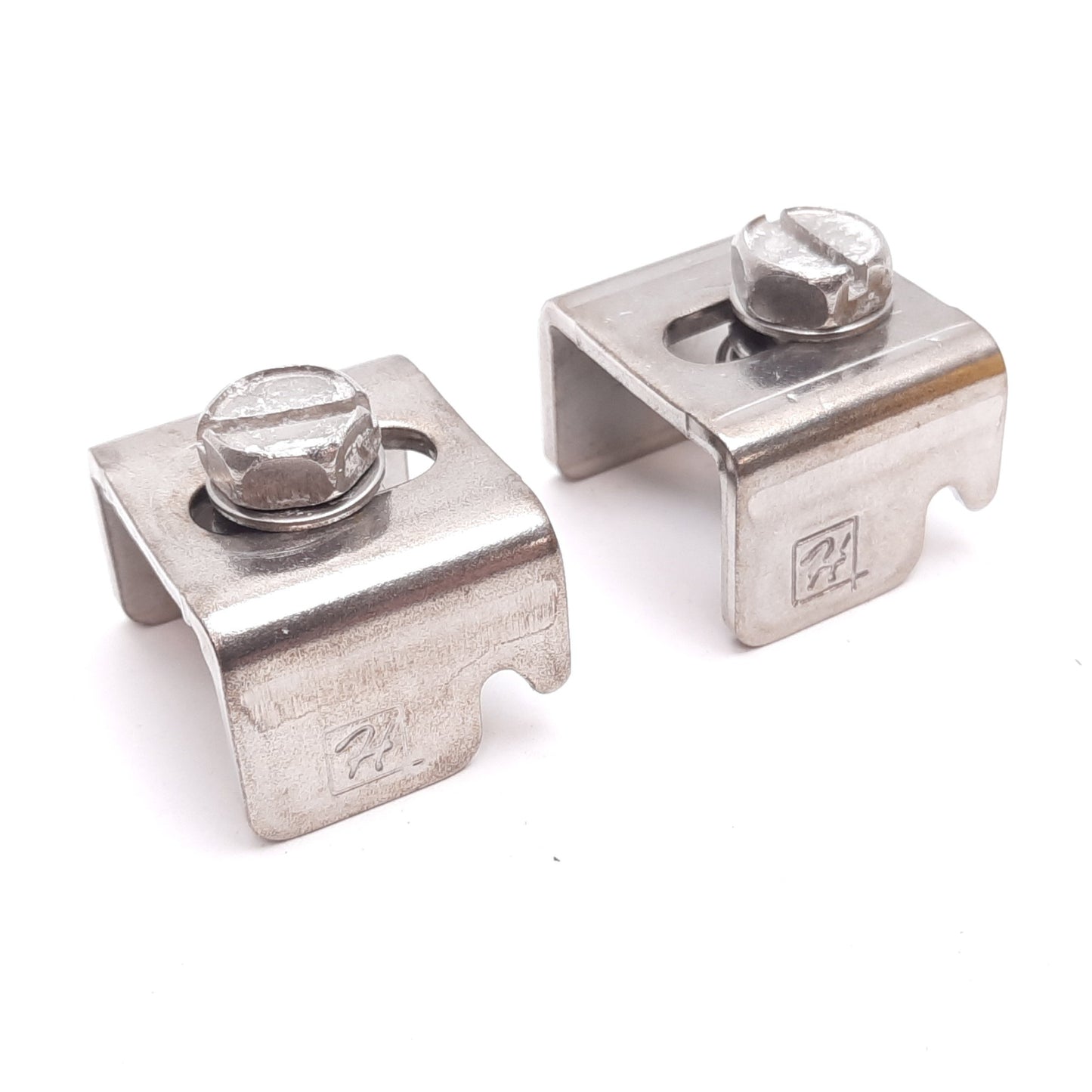 Used Hoffman AL16 Enclosure Clamp Set, 304 SS, For A4/A4S Enclosures