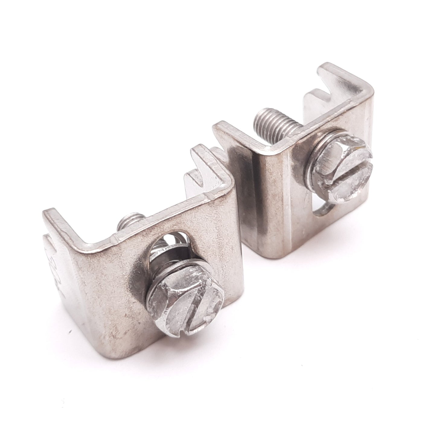 Used Hoffman AL16 Enclosure Clamp Set, 304 SS, For A4/A4S Enclosures