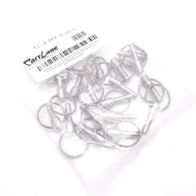 New Lot of 20 CarrLane CL-4-DEP-0.50-S Detent Alignment Pin, 1/4" Dia, 1/2" Grip