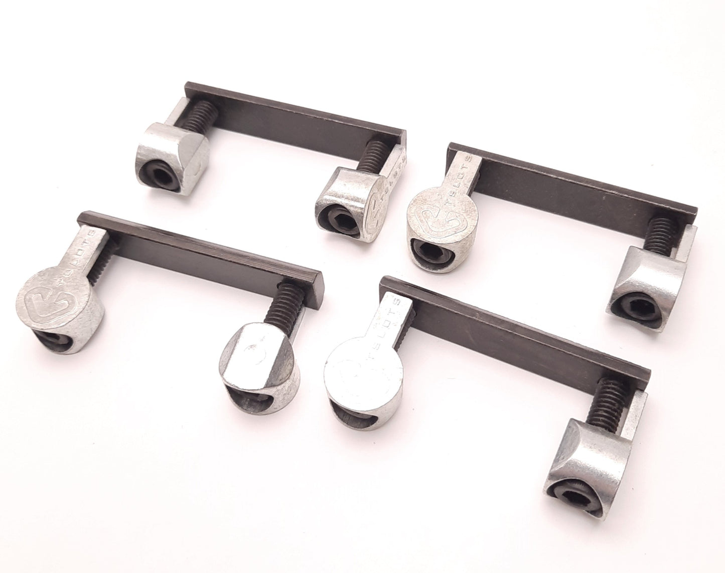 New – Open box Lot of 4 Tslots 651045 Long Double Anchor Fasteners, 15S, 5/16-18, 3" Length