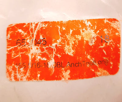 New – Open box Lot of 4 Tslots 651045 Long Double Anchor Fasteners, 15S, 5/16-18, 3" Length