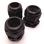 New – Open box Lot of 3 Mencom PCG-36-B Cable Gland Entry, 22-32mm Cable, Bushing Grip, PG-36