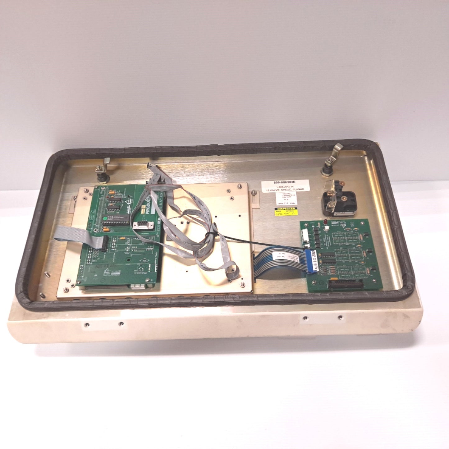 Used Air Products 809-606303E Gas Manifold Control Panel 13 Valve Single Planar