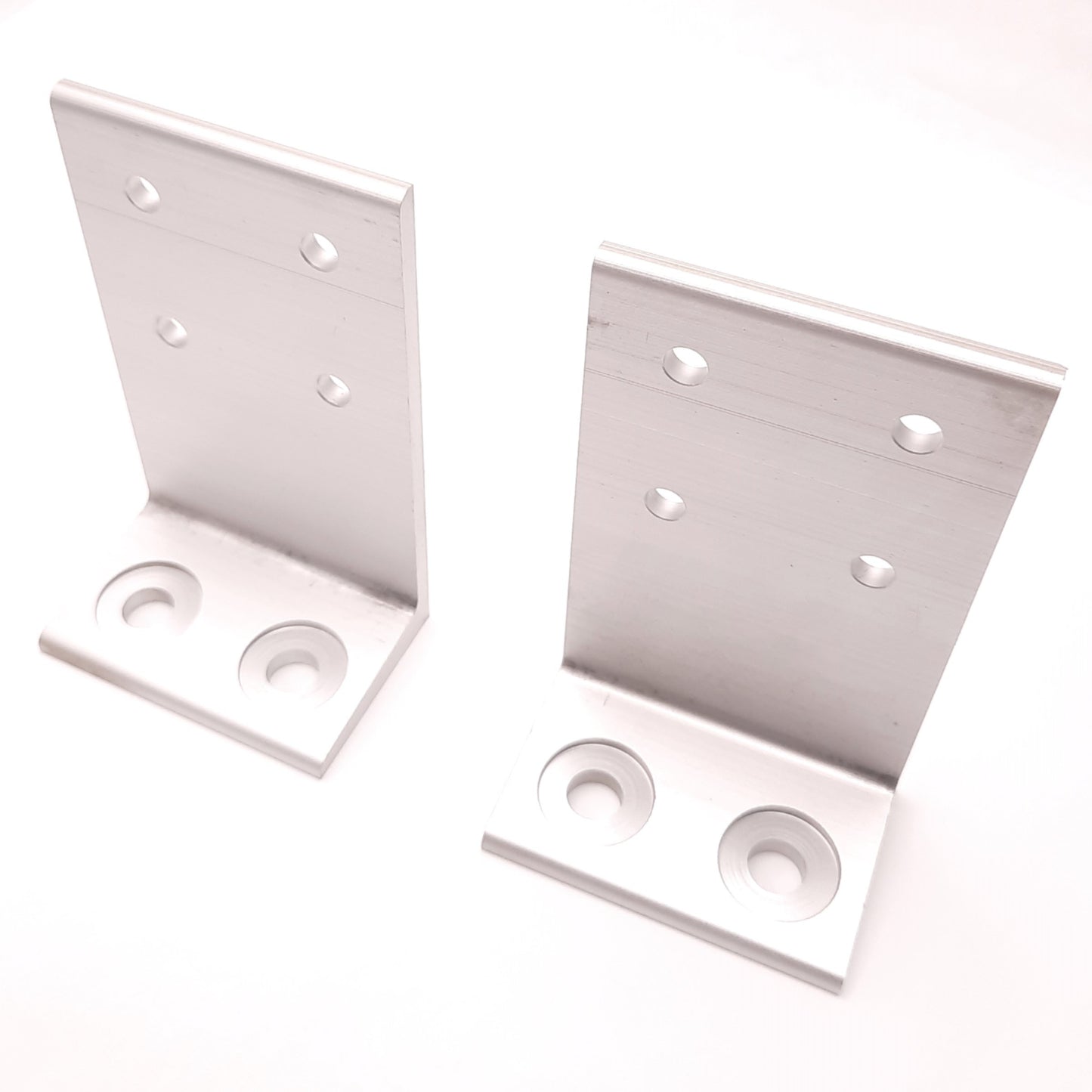 New – Open box Lot of 2 Fath 093BA140D90 Floor Bracket Mount, 86x140, Double Profile, 45 Series