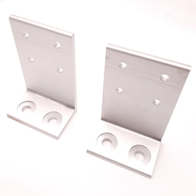 New – Open box Lot of 2 Fath 093BA140D90 Floor Bracket Mount, 86x140, Double Profile, 45 Series