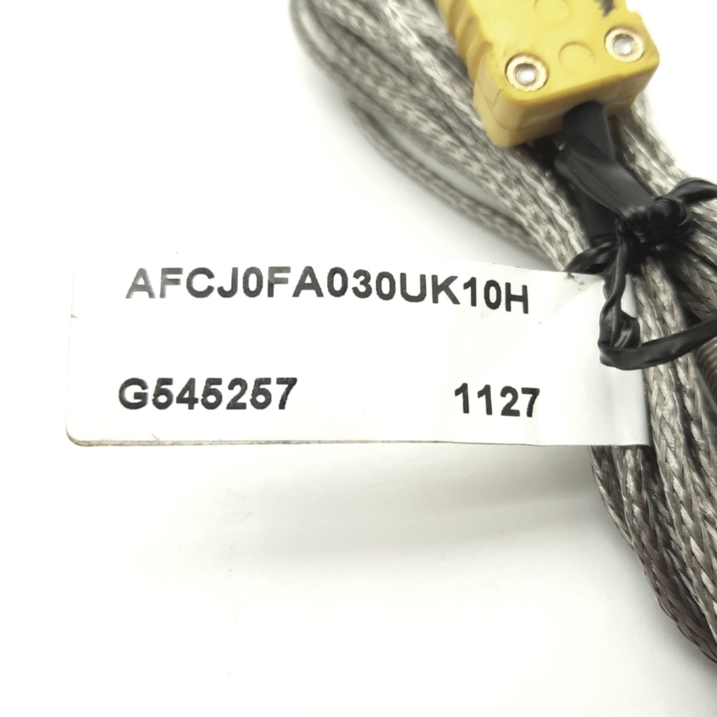 Used Watlow AFCJ0FA030UK10H Thermocouple, Type K, 3 x Ø0.032" Sheath, 10' Cable