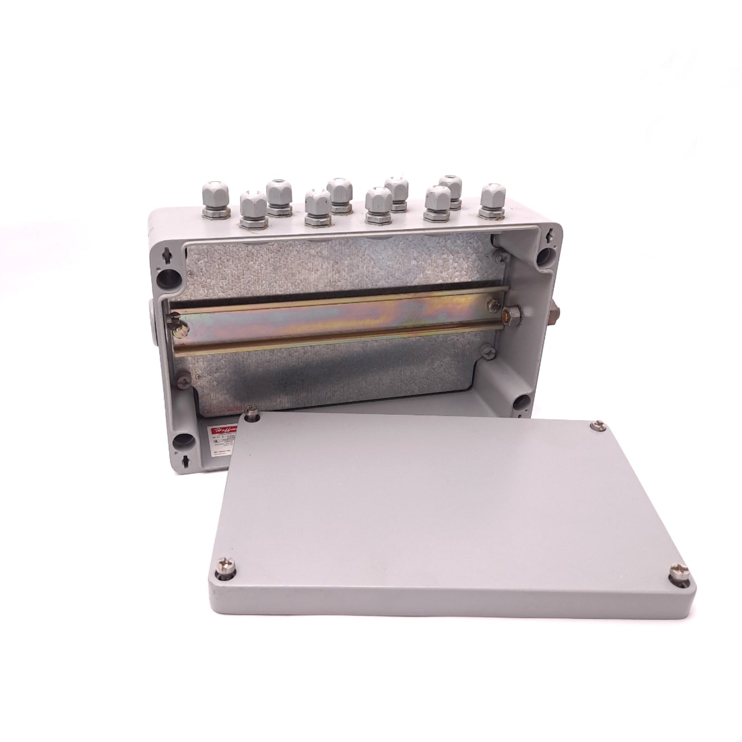 Used Hoffman C-CA26169 Compact Aluminum Enclosure H 10.20" x W 6.30" x D 3.50"