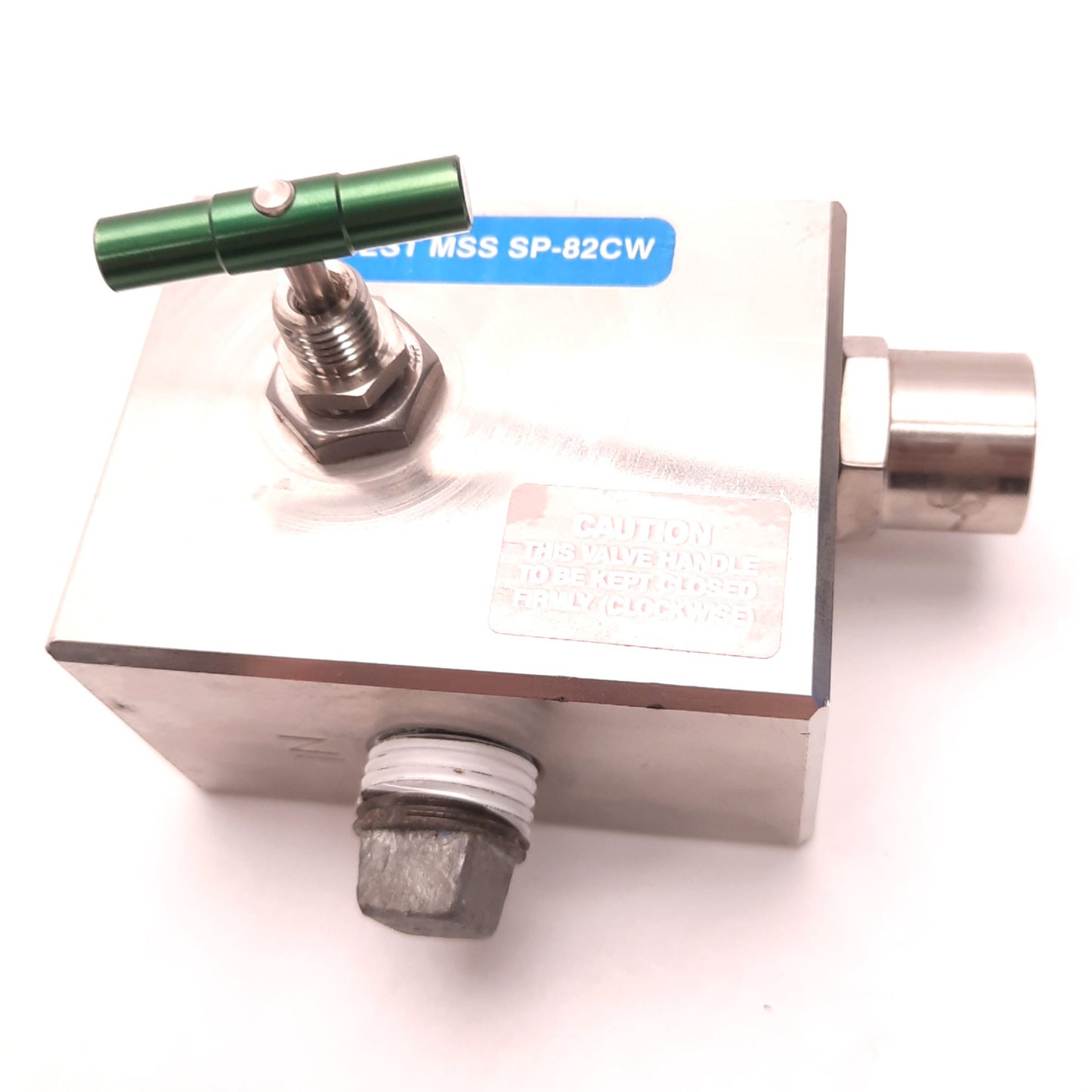 Used Chemtec EFV500-S-MRS-FP Adjustable Excess Flow Valve, 1/2" NPT, 142 to 2123 SLPM