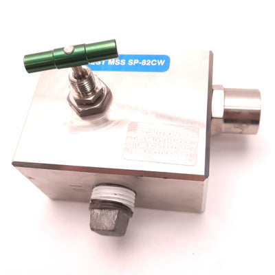 Used Chemtec EFV500-S-MRS-FP Adjustable Excess Flow Valve, 1/2" NPT, 142 to 2123 SLPM