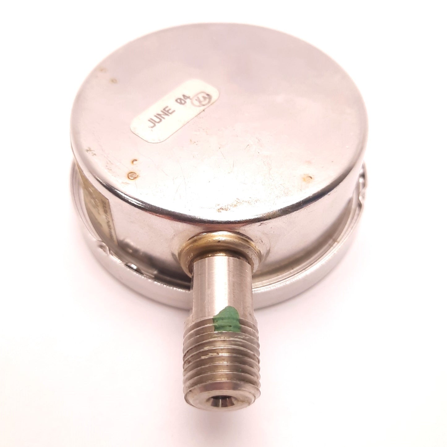 Used Ashcroft 251009SWL02L60# Glycerin Pressure Gauge, 2.5" Dial, 0-60 Psi, 1/4" NPT