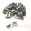 Used Lot of 35 Bosch Rexroth 3842528735 Sliding Block N10 Steel Galvanized, Thread M8