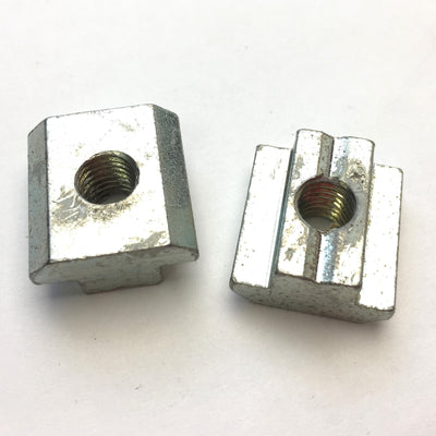 Used Lot of 35 Bosch Rexroth 3842528735 Sliding Block N10 Steel Galvanized, Thread M8