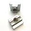 Used Lot of 35 Bosch Rexroth 3842528735 Sliding Block N10 Steel Galvanized, Thread M8