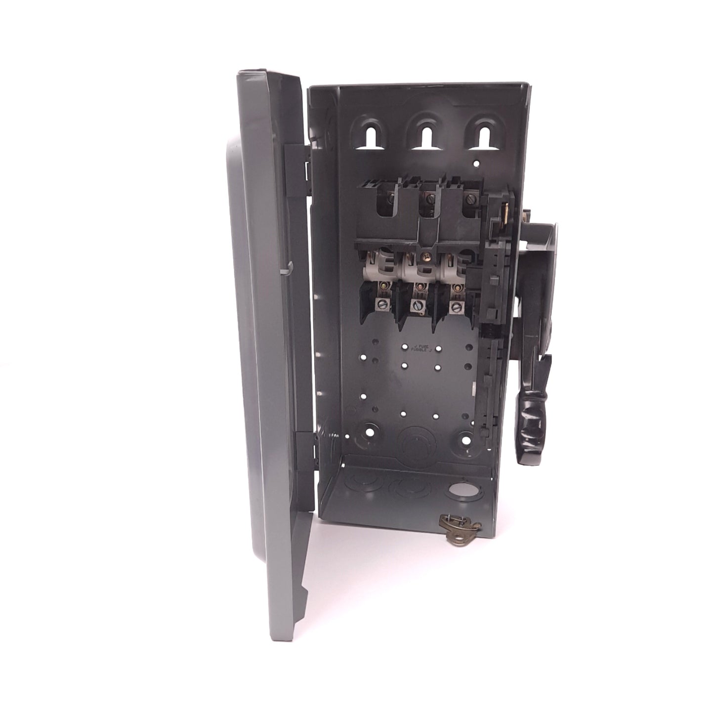 Used SQUARE D HU361 Single Throw Safety Switch 3 Pole 600 VAC 600 VDC 30 A