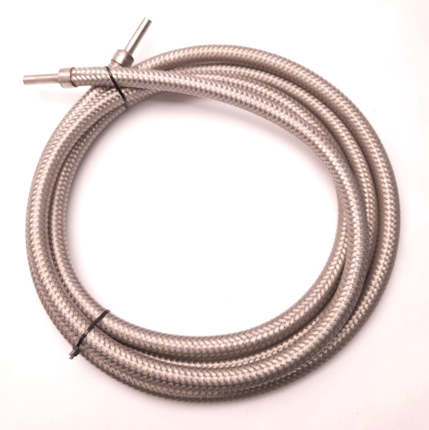 Used Parker 4690 Metal Braided Metal Hose, 3500 PSIG Max, TU Universal Tube Stub 16Ft