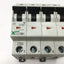 Used Eaton Moeller FAZ-C32/4 Xpole Circuit Breaker 4-Pole, 32A, 415VAC, C-Curve