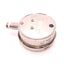 Used Duro 5RPK6 Industrial Pressure Gauge, 0 to 160 Psi, 1/2" NPT Male, 4.5" Dial
