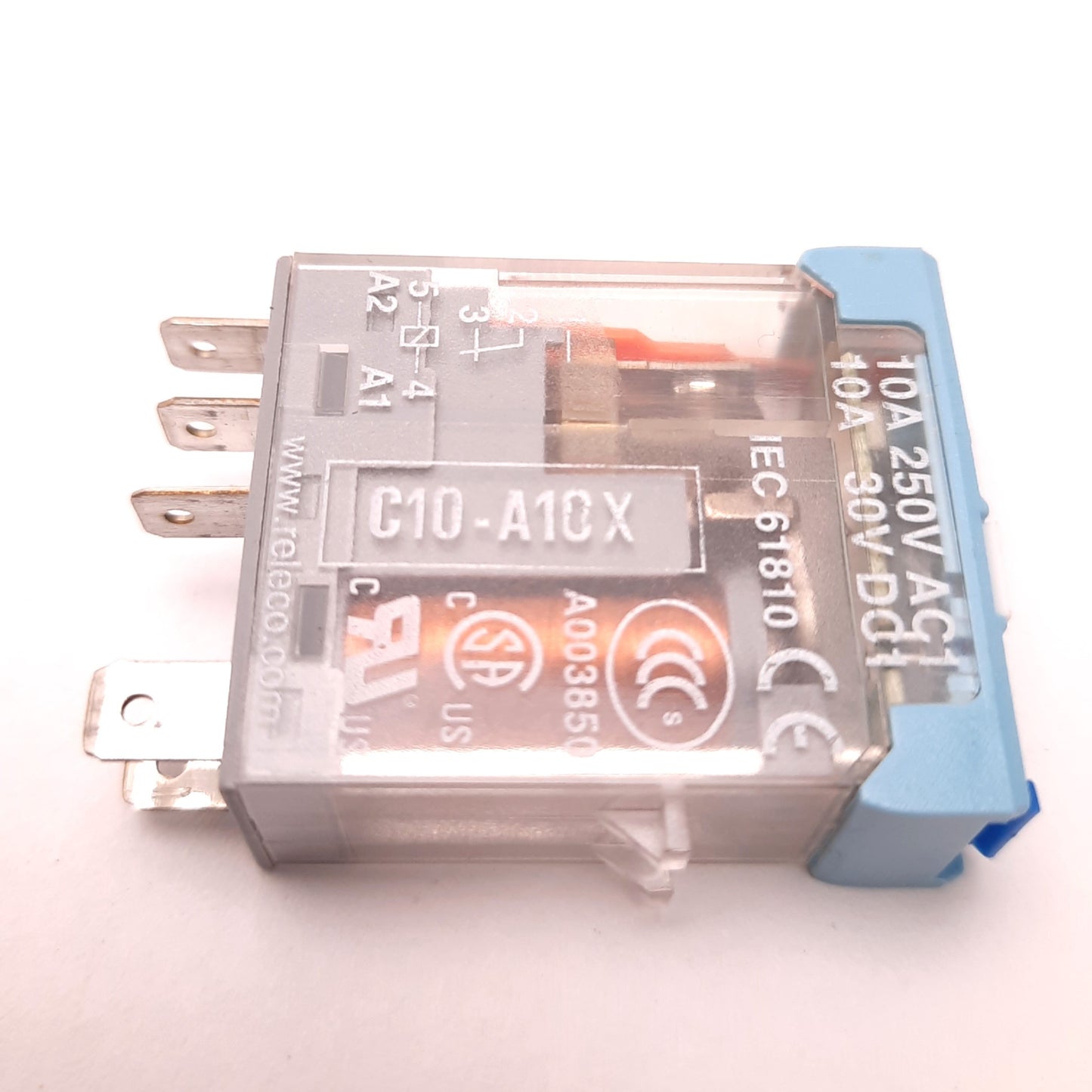 Used Lot of 3 Turck C10-A10X Interface Relays, SPDT, 24v DC, 10A, Single Pole,250v AC