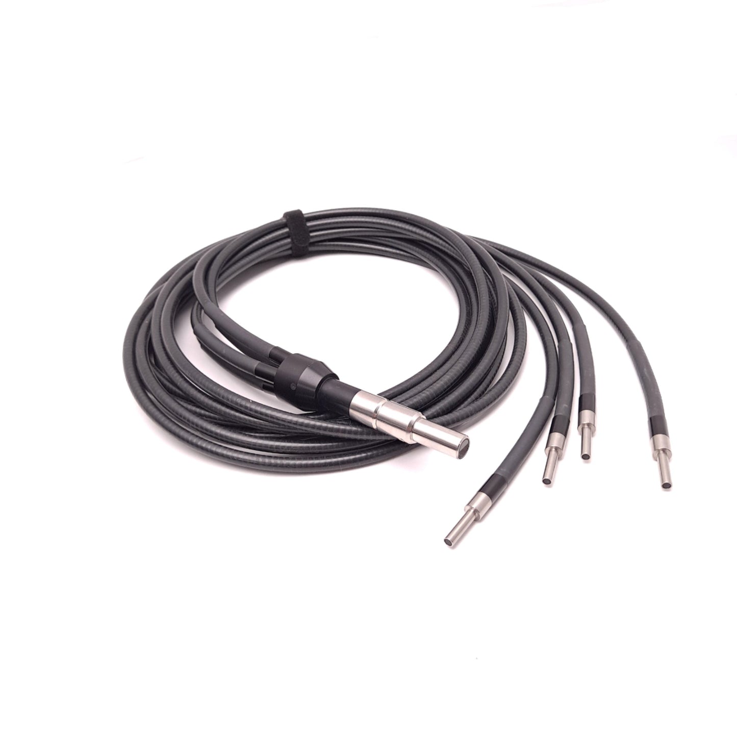 Used DYMAX 38478 Liquid Fiber Optic Light Guide 4 Pole 3 mm x 2 m, 11 mm to 5 mm Ends