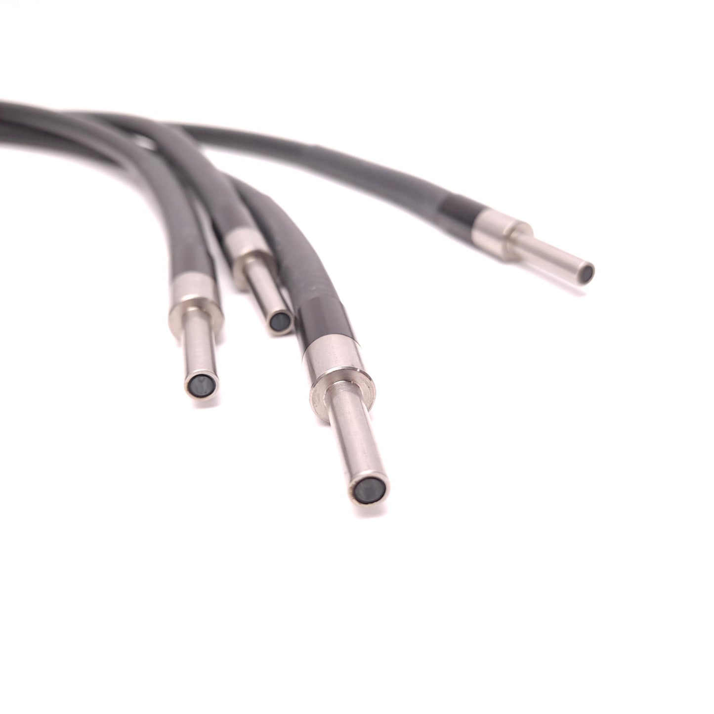 Used DYMAX 38478 Liquid Fiber Optic Light Guide 4 Pole 3 mm x 2 m, 11 mm to 5 mm Ends