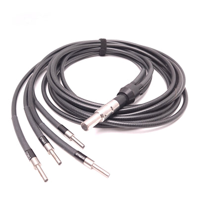 Used DYMAX 38478 Liquid Fiber Optic Light Guide 4 Pole 3 mm x 2 m, 11 mm to 5 mm Ends