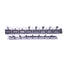 Used Bank Of 8 Mechanical Tally Counter, Manual Clicker, 4-Digits, With Base Plate