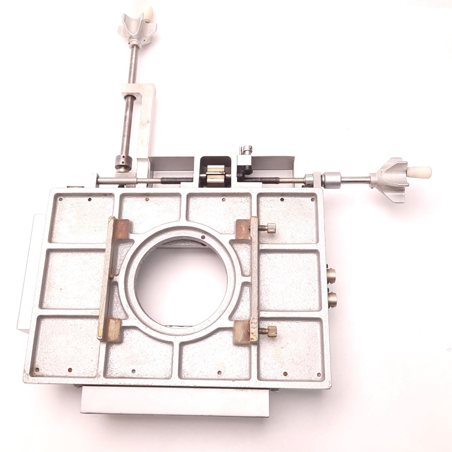 Used Nikon O2L Microscope Comparator Manual 2 Axis XY Stage, 02L , 2" and 4" Travel