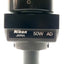 Used Nikon 50W AD Microscope Light Source Objective Lens for Optiphot 100/150