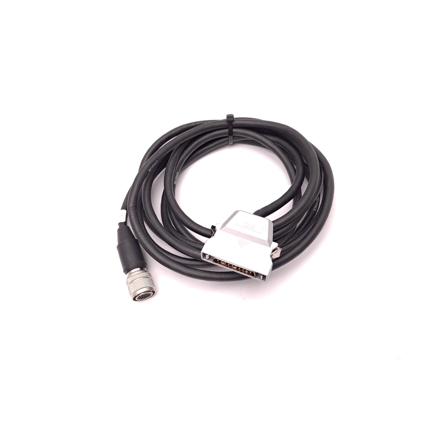 Used Keyence LC-2400A Laser Head Connecting Cable 3m Length For LC-2420+ LC-2430