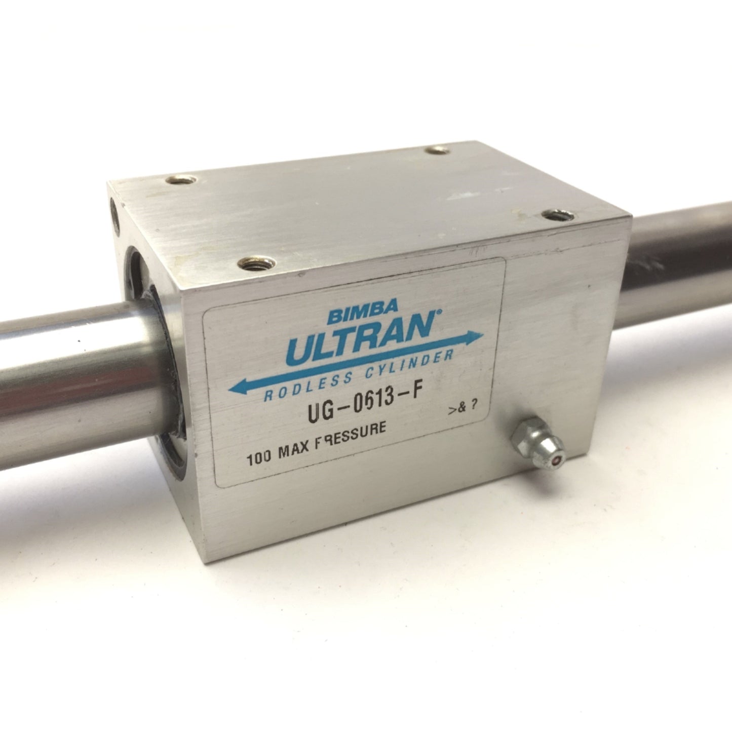 Used Bimba UG-0613-F Ultran Double-Acting Rodless Air Cylinder, 13" Stroke, 7/8" Bore