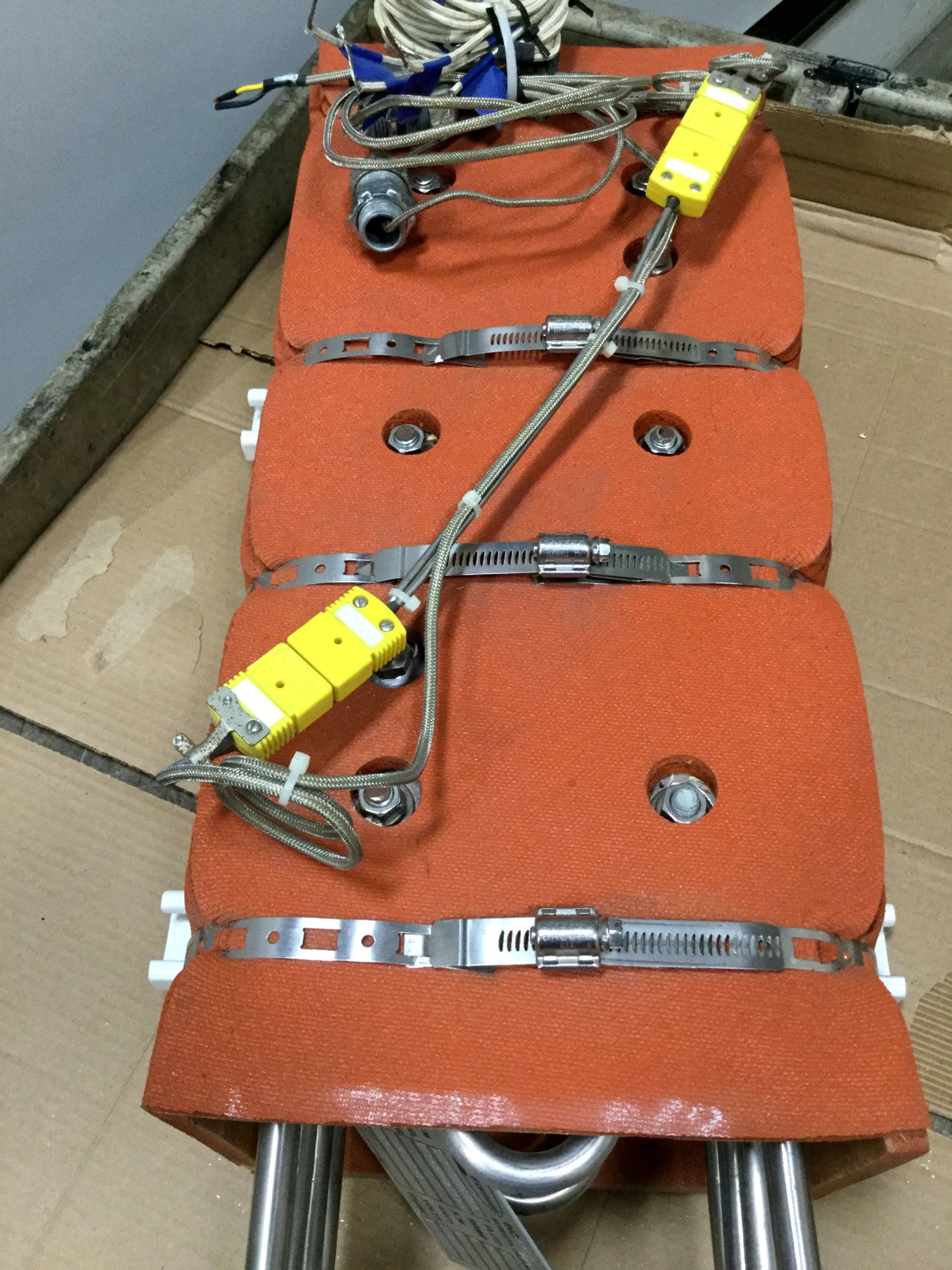 Used Cryoquip SEB-3R-2T12-6 SUPERHEATER Electric Gas Trim Heater 208V 1PH 6kW 2000psi