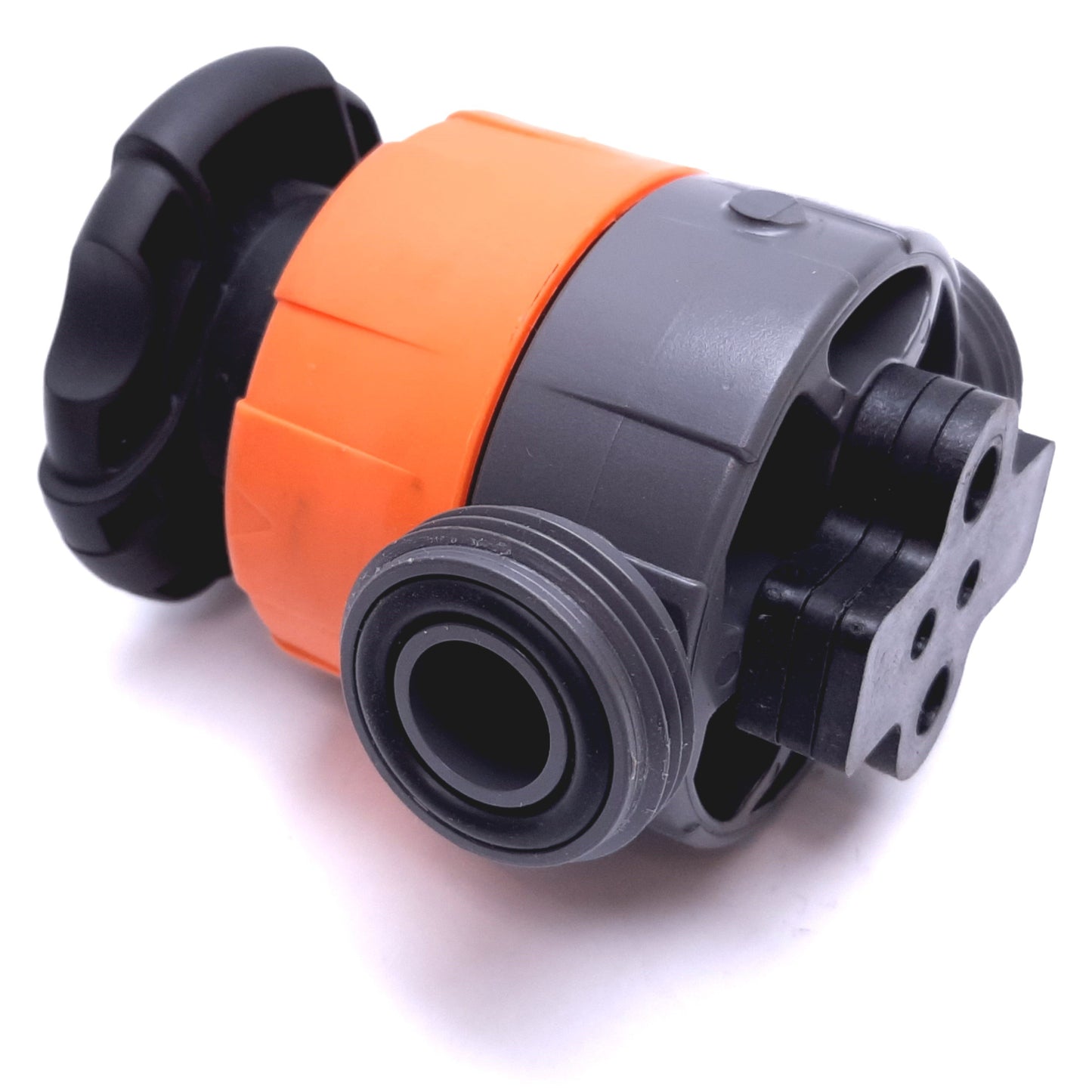Used GF Signet 161.514.712 Type 514 PVC Manual Diaphragm Valve, 1/2" True Union