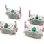 Used Lot of 4 IDEC TW-C10 Contact Block, 10 Amps, 600 Volts AC, One N.O. Contact