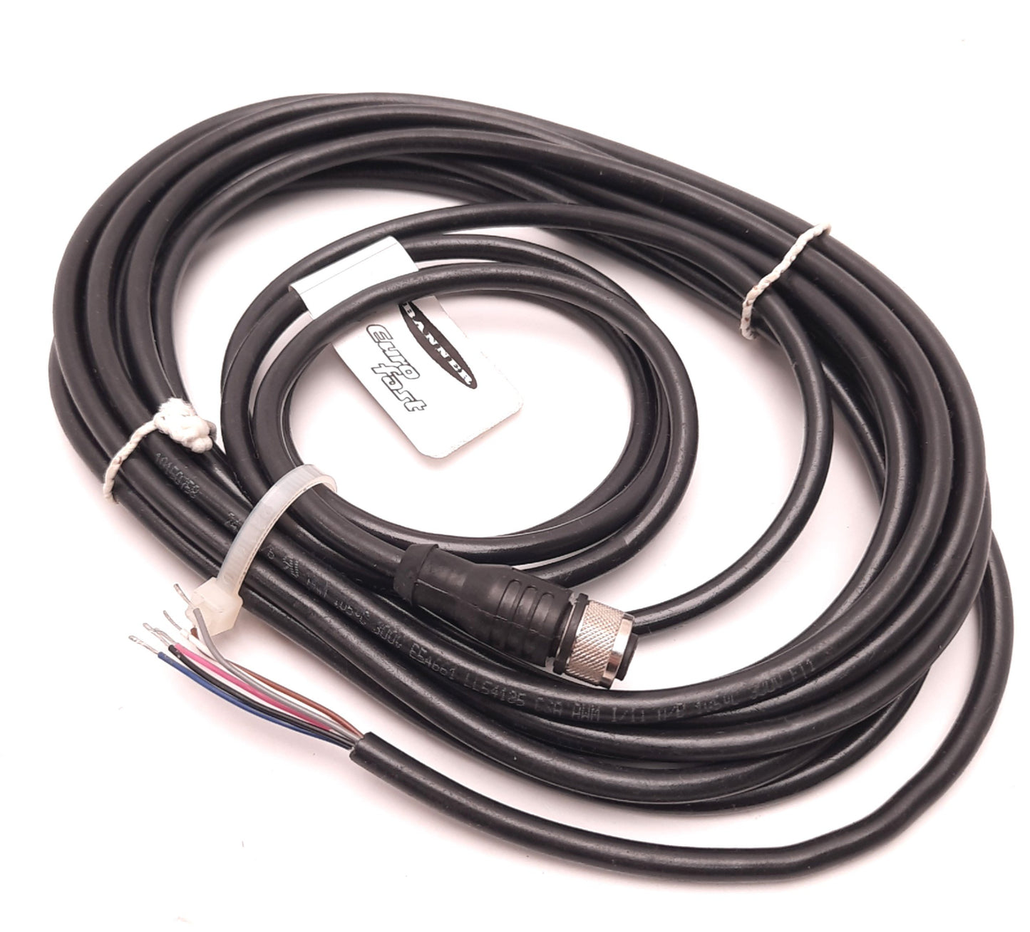 New – Open box Banner Engineering MQDC-615 Euro Style Quick Disconnect, 6 Pin Conn. 4m Length