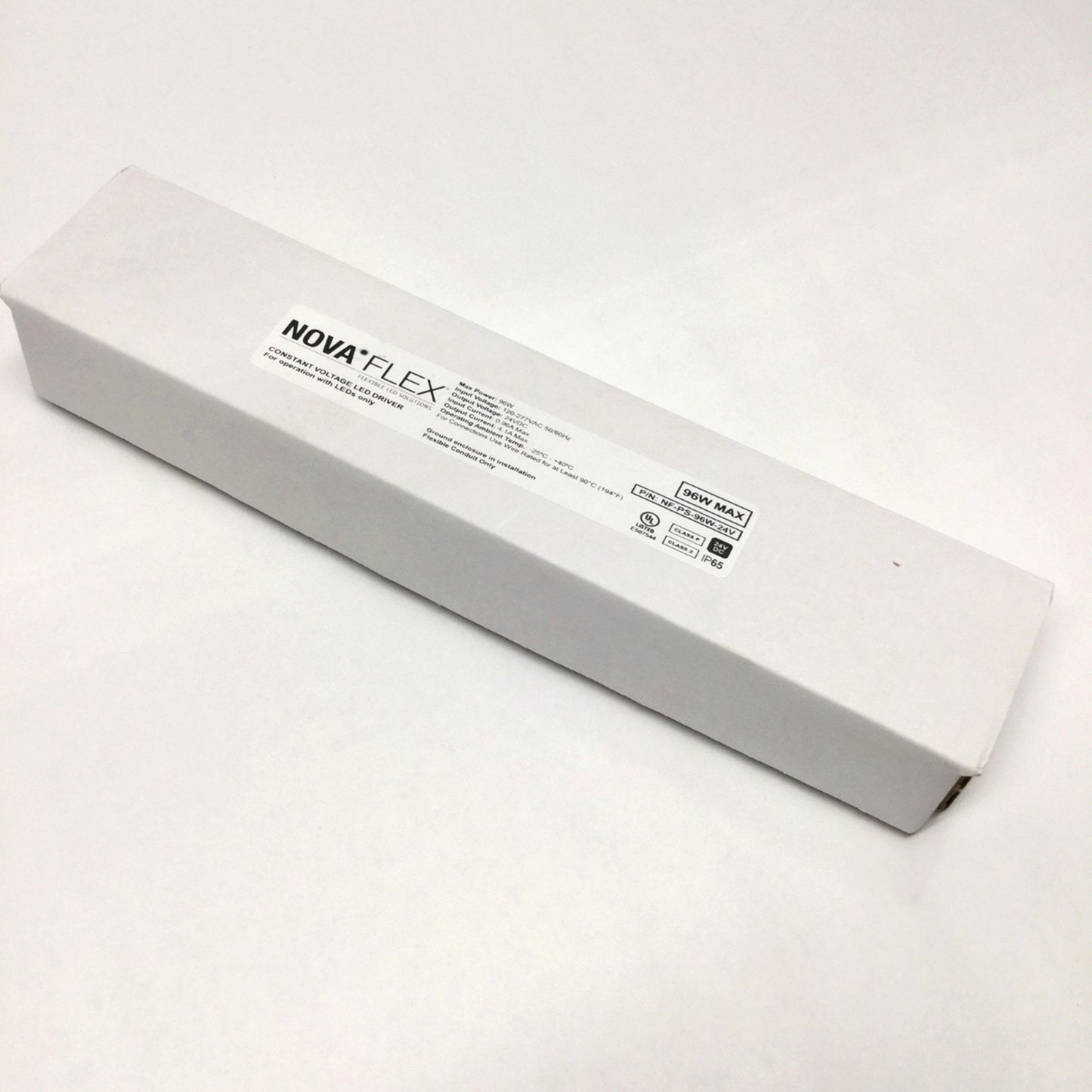 New Nova Flex NF-PS-96W-24V Non-Dimming Constant Voltage LED Driver 24VDC, 4.1A Max