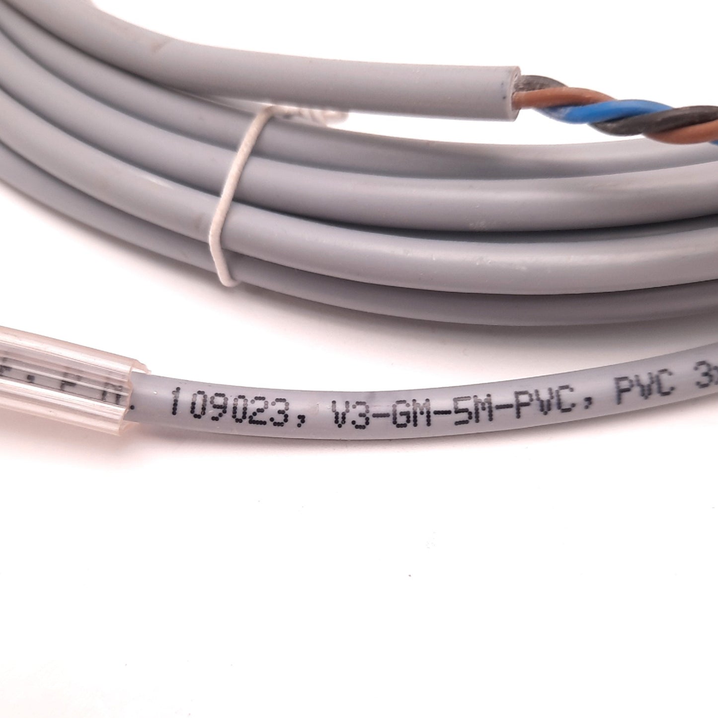 Used Lot of 3 Pepperl & Fuchs 109023 Connector Cable, 3-Pin M8 Female, V3-GM-5M-PVC