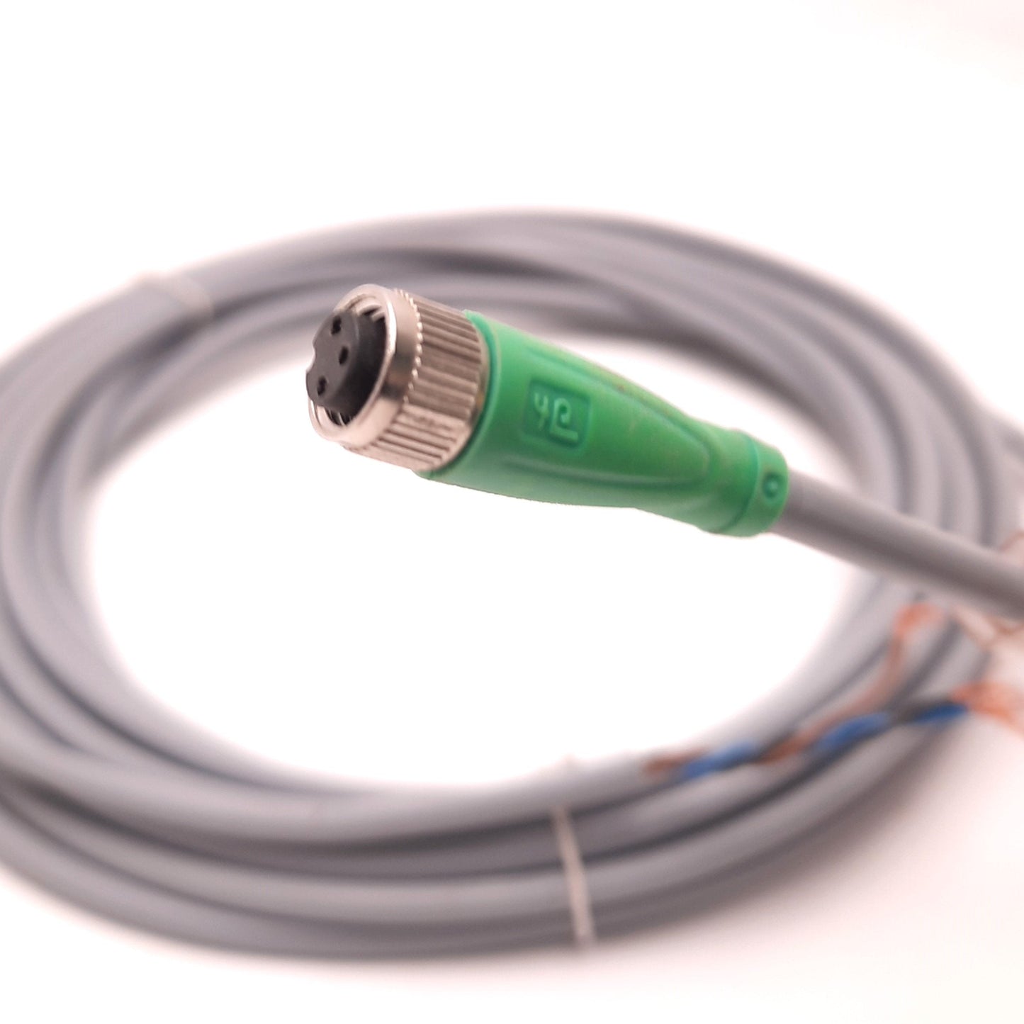 Used Lot of 3 Pepperl & Fuchs 109023 Connector Cable, 3-Pin M8 Female, V3-GM-5M-PVC