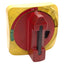 Used Allen Bradley 194R-HS4E Disconnect Switch Handle, Red/Yellow, 90° 2-Position