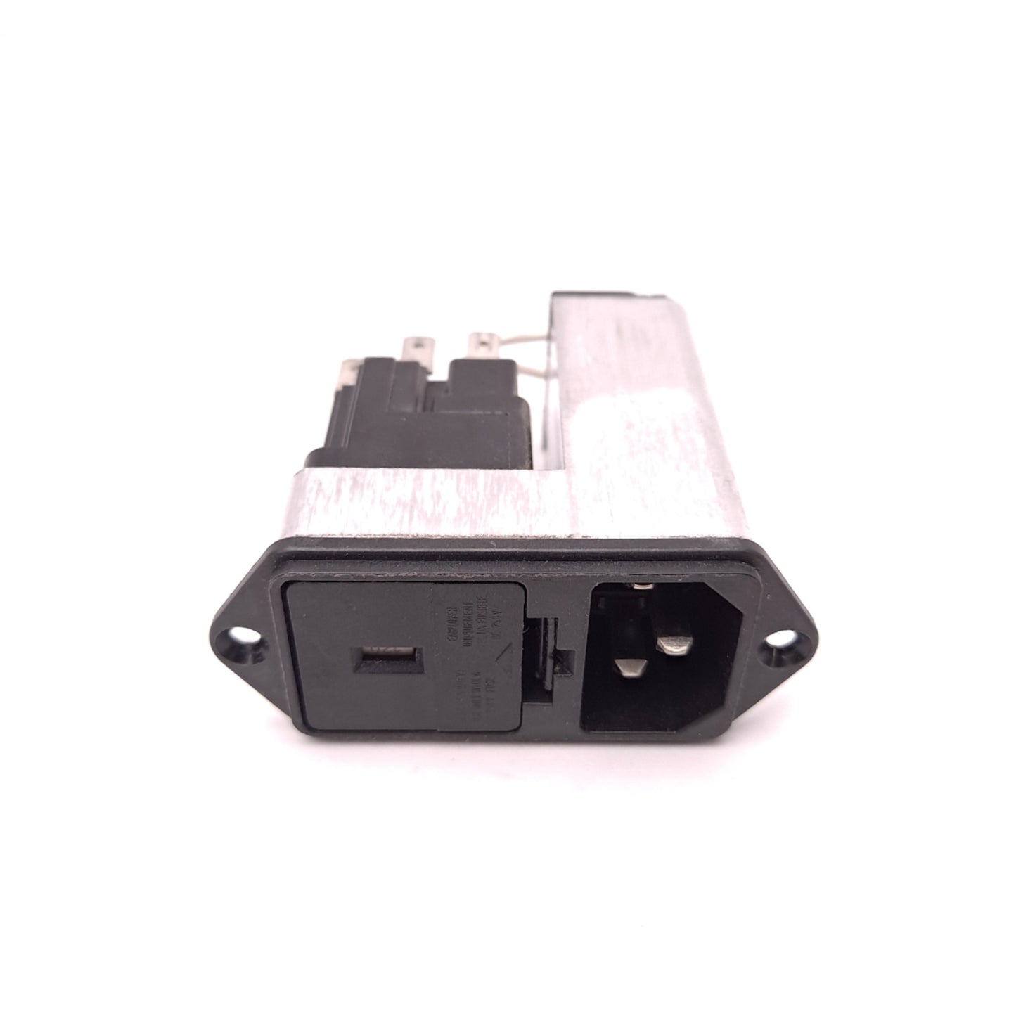 Used Schurter CEL0.6100.151 Panel Mount Power Entry Connector Module 125/250VAC 10A